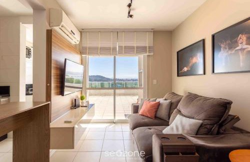 Florianopolis Apartamento | Apto Encantadora Vista al Mar en Itacorubi CMR204
