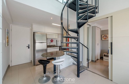Rio Vermelho Apartamento | Apt With Jacuzzi and Sea View in Rio Vermelho Enc0307