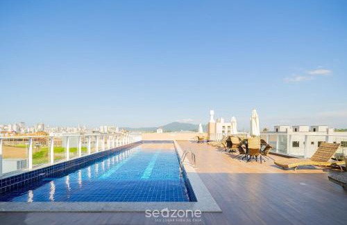 Morretes Apartamento | Apto 2Q c/varanda e piscina em Itapema RSN301