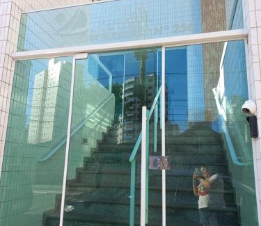 Vila Assuncao Apartamento | Apto Alto padrão com grande sacada 1 quadra e meia da Praia (Ocian)