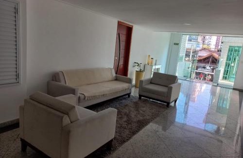 Vila Assuncao Apartamento | Apto Alto padrão com grande sacada 1 quadra e meia da Praia (Ocian)