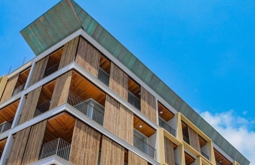 Praia Grande Apartamento | APTO BAMBU PISCINA BORDA INFINITA