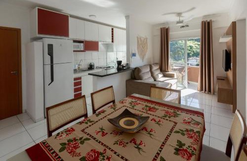Estufa II Apartamento | Apto c/churrasq. próximo a orla Ubatuba-SP CDV042