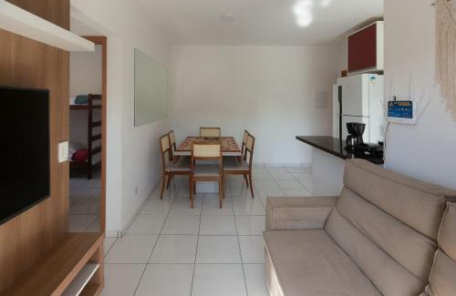 Estufa II Apartamento | Apto c/churrasq. próximo a orla Ubatuba-SP CDV042