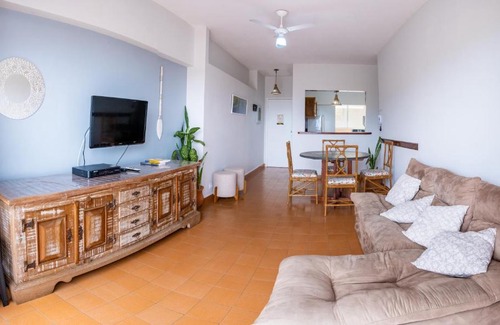 Centro Apartamento | Apto Caiçara vista mar e perto de tudo