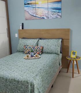 Umuarama Apartamento | Apto Centro Ubatuba com Varanda Gourmet, Suíte e Piscina