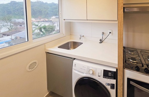 Rocio Pequeno Apartamento | Apto Climatizado c/Sacada e Churrasqueira KN0522