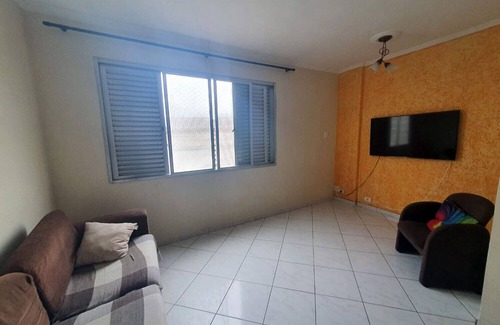 Embare Apartamento | Apto confortável na orla da praia em Santos