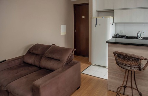Fazendinha Apartamento | Apto com churrasqueira, Wi-Fi e ótima localização