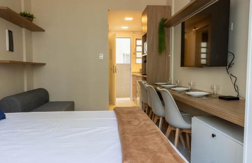 Jose Menino Apartamento | Apto com Wi-Fi frente mar - Conforto e Comodidade