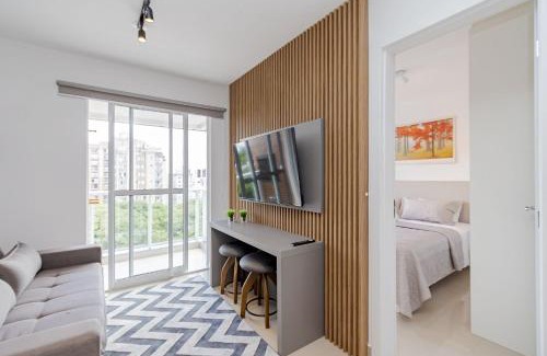 Portao Apartamento | Apto de 1 Quarto com Sofá-Cama na Sala - LHP1004