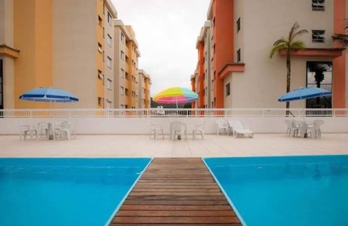 Ipiranguinha Apartamento | Apto Lazer 3 piscinas, ar condicionado, quadra, churrasqueira e parquinho