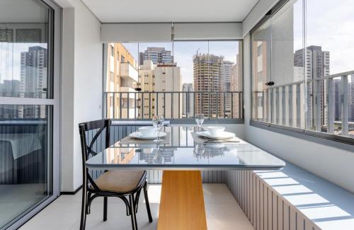 Santo Amaro Apartamento | Apto Moderno | Varanda Gourmet | Piscina | Gym