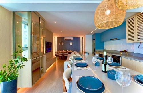 Itacolomi Apartamento | Apto Pé na Areia Vista Mar Incrível Condo Resort Completo com Piscina Infinita, Beach Tennis, Academia, Sala de Jogos, Brinquedoteca, Playground e Portaria 24H 3 Quartos com Ar-Condicionado, Churrasqueira Privativa Reserve Agora e Viva essa Experiência