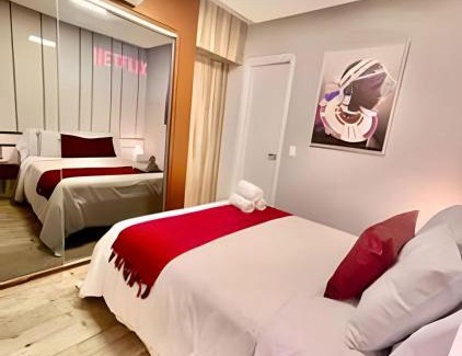 Matriz Apartamento | Apto THE BEST, Com garagem em frente Shop Mueller