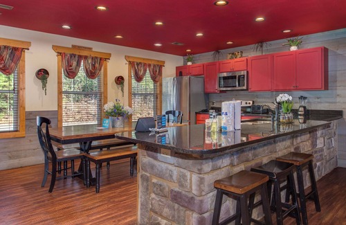Gatlinburg Chalet De Esquí | Aqua Paradise - Six Bedroom Chalet