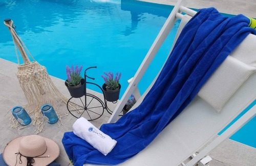 Pefkochori Apartamento | Aquamare Studios - Seaview Suite & Pool Bliss