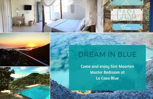 Almond Grove Villa | Aquamarine, private room in Villa Casa Blue pool sea view