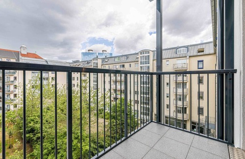 Zentrum-Nord Apartamento | Arbio I Yuma Studio S with balcony Leipzig Hauptbahnhof