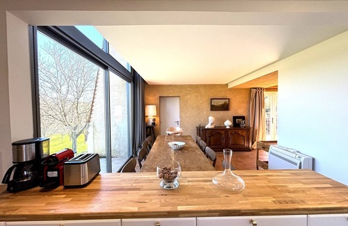 Siorac-en-Perigord Casa | Architect house with private pool and garden, and AC