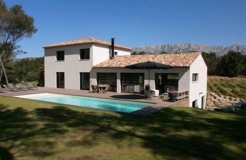 Rousset Casa | Casa de arquitecto con vista sublime de Sainte-Victoire