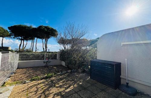 Argeles Plage Apartamento | ARGELES SUR MER - Appartement T2 en rez de jardin - Vue mer - FR-1-309-493