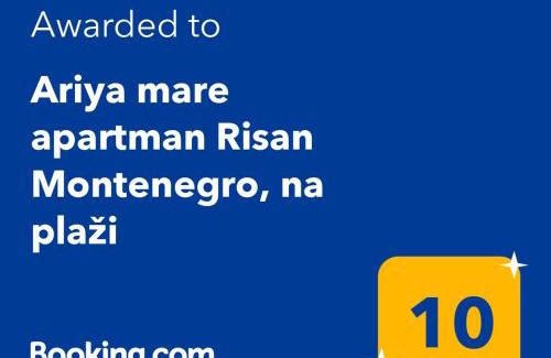 Risan Apartamento | Ariya mare apartman Risan Montenegro, na plaži