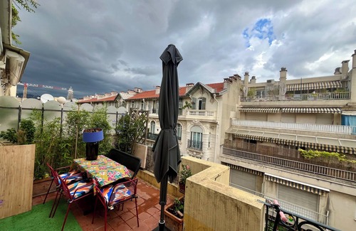 Vernier Apartamento | Art Deco apartment with large terrace - Cœur de Nice Libération