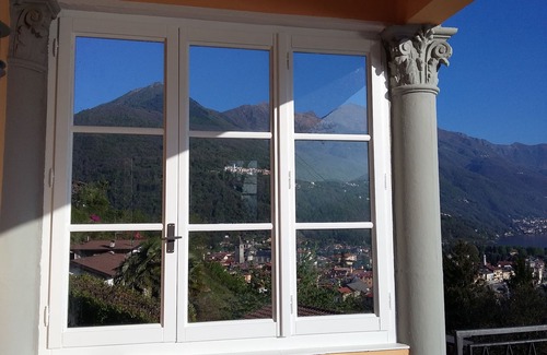 Cannobio Villa | Villa de estilo Art Nouveau con piscina, jardín, barbacoa, WiFi, vistas impresionantes, cerca de la ciudad.