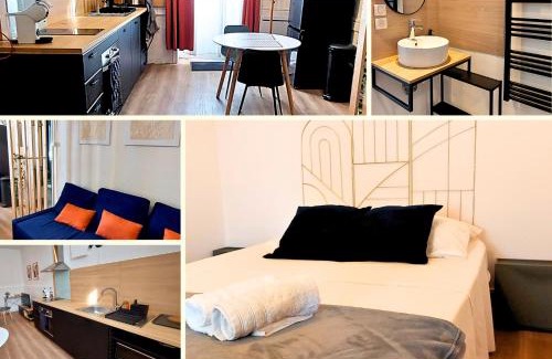 Roanne Apartamento | ArtKlein * T1 tout confort - Fibre -Halles Diderot