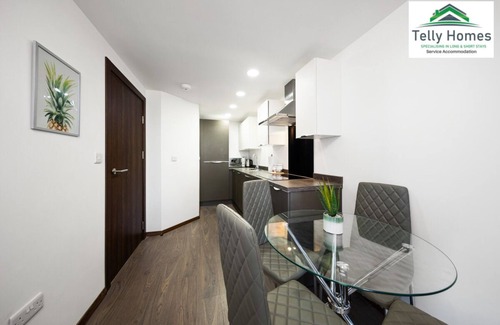 Olton Apartamento | Aster Unit at Telly Homes Limited Birmingham - one bed, free WIFI