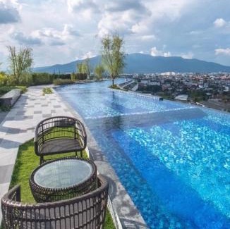 Chang Khlan Apartamento | Astra Sky River 5 Stars Pool Sauna Gym