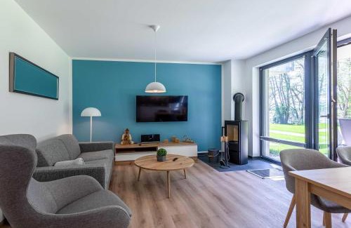 Krakow am See Apartamento | Atempause - Stilvolles Apartment mit Terrasse & Wellness am Krakower See