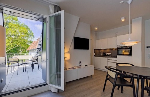 Alt-Travemunde/Ronnau Apartamento | Atlantic Grand Hotel - Appartement Plus mit Balkon Oder Veranda