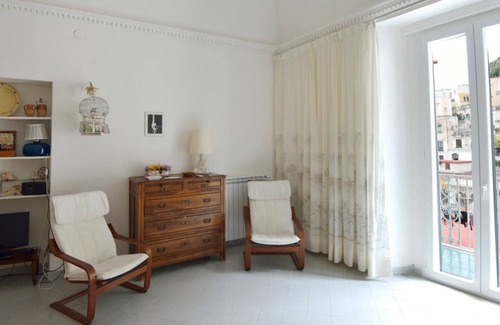 Atrani Apartamento | Casa de Pompeyo con terraza y vistas al mar