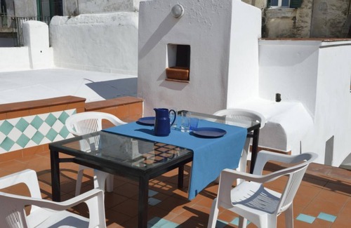 Atrani Apartamento | Casa de Pompeyo con terraza y vistas al mar