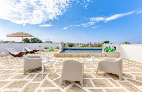 Marina di Mancaversa Apartamento | Attico Vinci con piscina