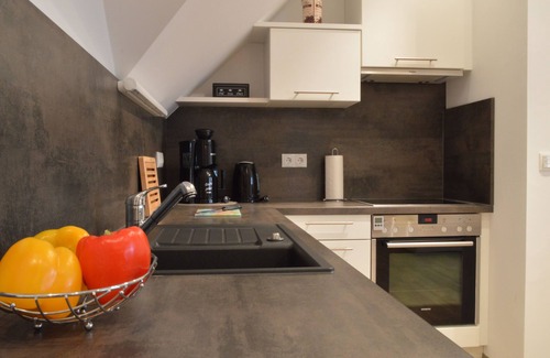Memmelsdorf Apartamento | Atractivo estudio m. Balcón y propias bicicletas eléctricas en Memmelsdorf cerca de Bamberg