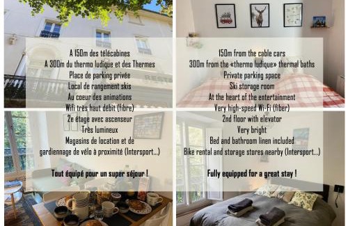 Bagneres-de-Luchon Apartamento | AU 47 ALLÉES D'ETIGNY - CENTRAL & STANDING - avec parking - Linge de lit et de toilette inclus