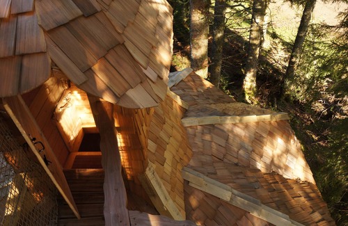 La Tour-dʼAuvergne Cabina | Cabane Au Brendezi-Cabaña de madera-Confortable-Baño Privado-Al lado de la cu...