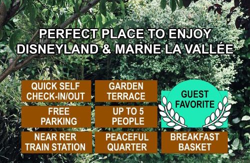 Bussy-Saint-Georges Casa | Au Charme De Bussy - Peaceful Place near Disneyland, Train Station RER and Nature