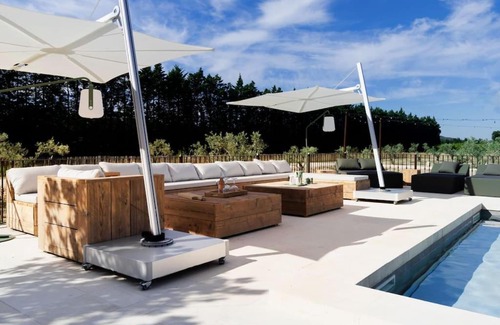 Saint-Pierre-de-Mezoargues Casa | Au Mas du Papé avec Piscine chauffée et Spa