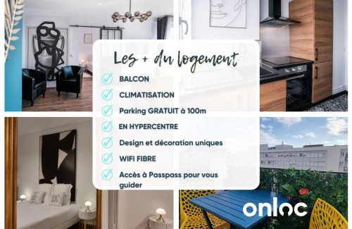 Centre Ville Apartamento | Au Palais des Pyrénées! Hyper centre -Clim-Balcon-Parking Gratuit