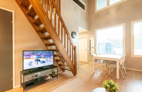Syote Apartamento | Aurinkorinne 2 - Modern 2BD & Loft, free wifi & sauna
