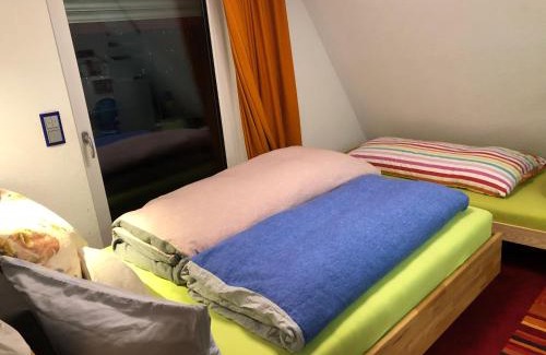 Horchheim Casa | Aussichtszimmer mit modernem Glasbad und Balkon