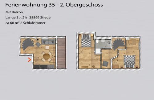 Stiege Apartamento | Auszeit-im-Harz Haus 5 Wohnung 35