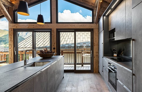 Villarabout Chalet De Esquí | Chalet hermoso con sauna y servicio de limpieza, a 1 km de St Martin de Belleville