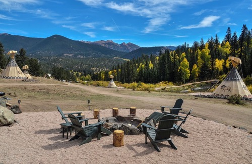 Lake George Alquiler De RV | Authentic Tipi Glamping at Bison Peak Lodge [#2]