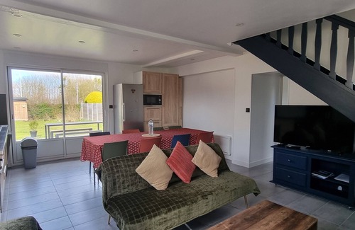 Le Crotoy Casa | Aux Passagers de la baie 3 ***Maison le Crotoy, 4 Bedrooms 8 Voyageurs & 1 baby.