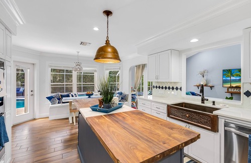 South Beach Casa | Awesome pool house just steps from the beach on the island in Vero!
